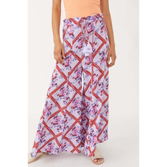 NWT Free People I'm The One Lounge Pant / Lavender Sky Combo - Picture 2 of 9